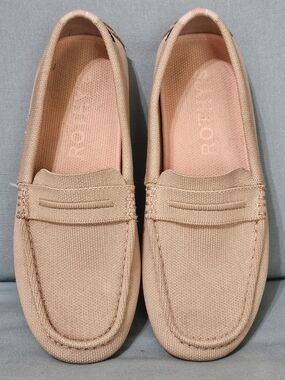ROTHY'S Women’s Beige Knit Loafers - Slip-On Comfort